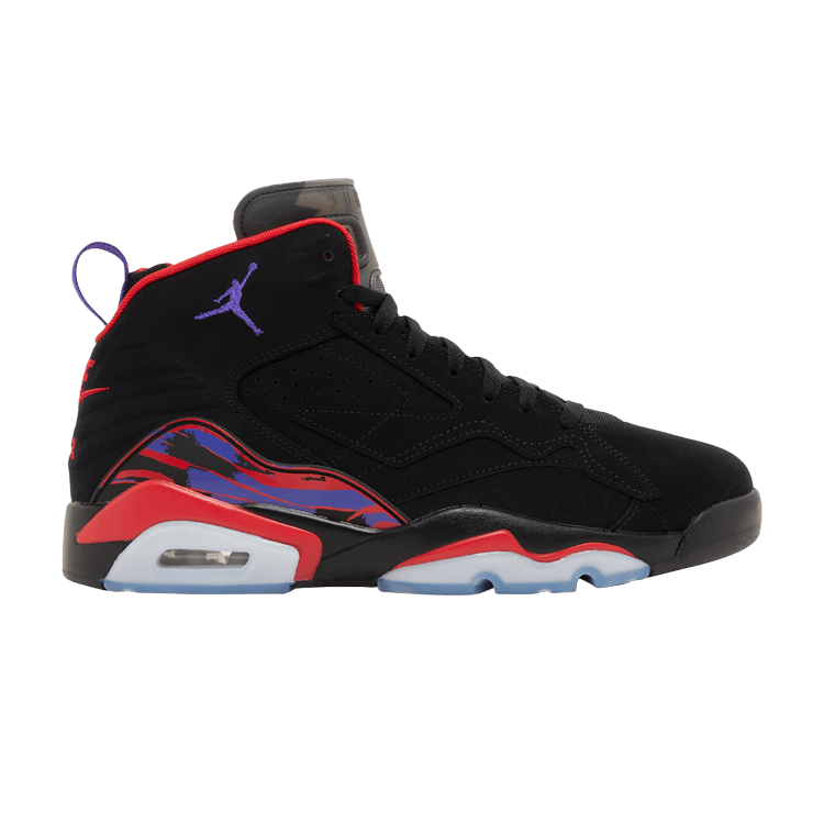 Black red and purple jordans discount