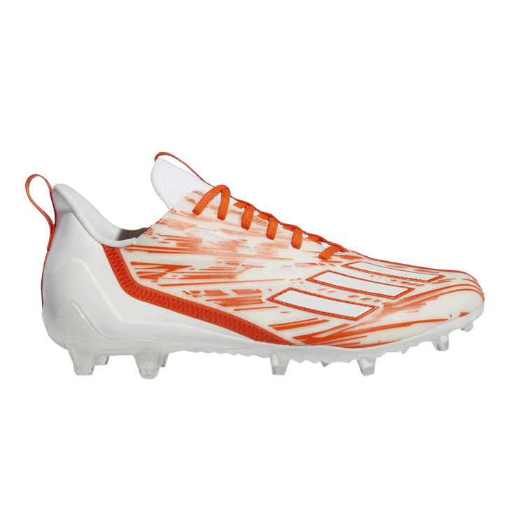 Orange and hot sale white football cleats