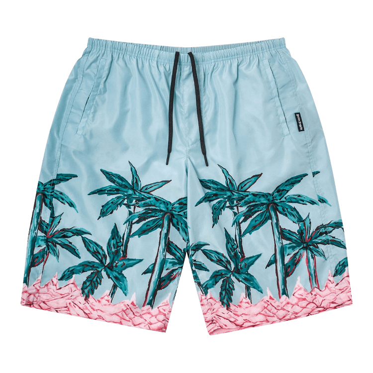 くーさん⭐️Under the Palms & Summer wish Palm Angels Palms & Skull Graphic Sweatshorts | Saks Fifth