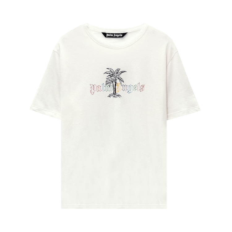 Palm Angels T-Shirt Linen Collar