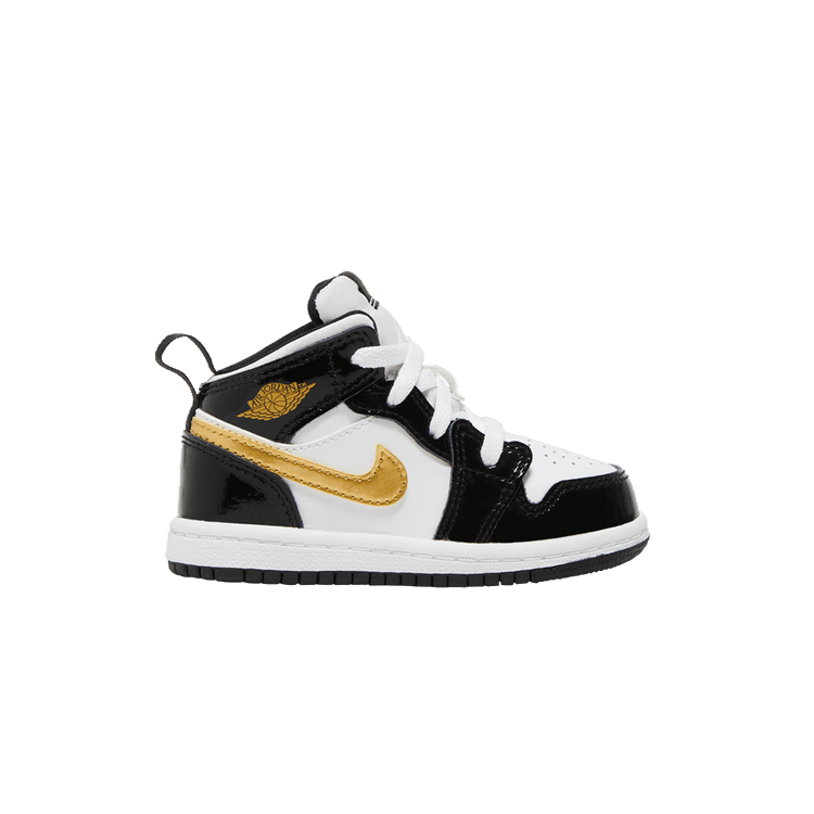Buy Air Jordan 1 Mid Patent SE TD 'Black Gold' - BQ6933 007 | GOAT