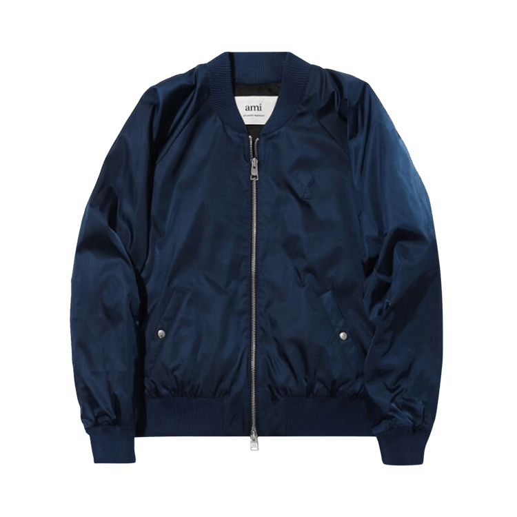 Buy Ami Zipped Bomber 'Nautic Blue' - HJK024 274 491 | GOAT