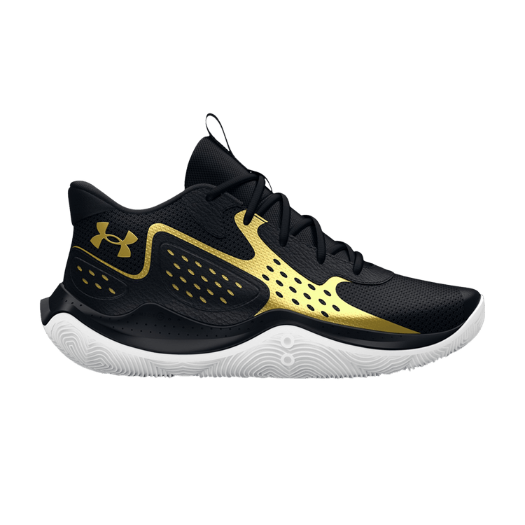 Under Armour Jet' 23 Black Metallic Gold Metallic Gold