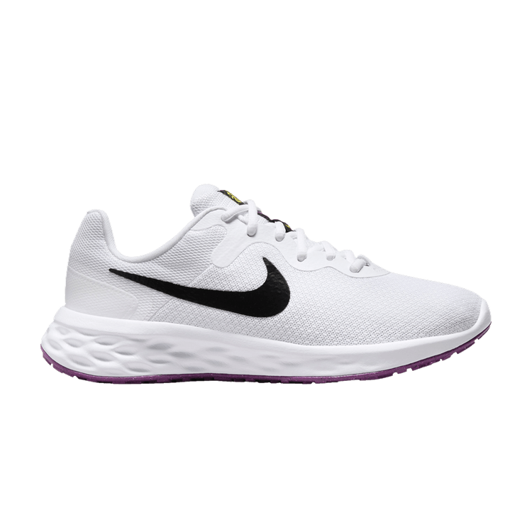 Nike Revolution 6 Wide 'White Vivid Purple' (Women's)