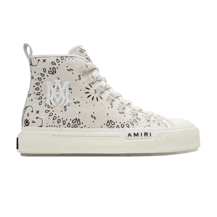関税負担なし◆AMIRI◆Bandana キャンバススニーカー ロゴ 関税負担なし◇AMIRI◇Bandana キャンバススニーカー ロゴ