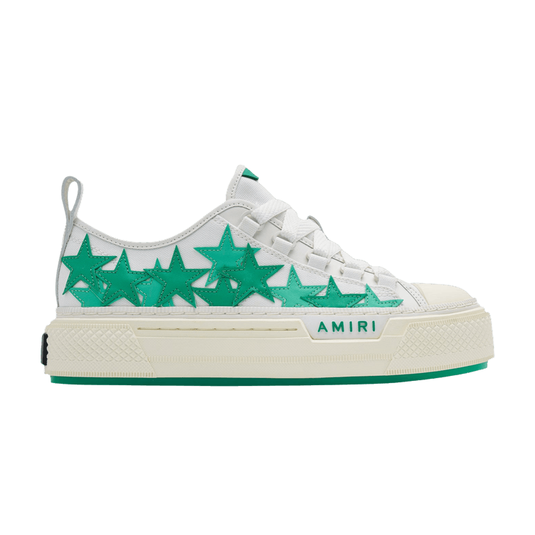 Buy Amiri Wmns Stars Court Low 'White Green' - PF23WFS011 114 | GOAT