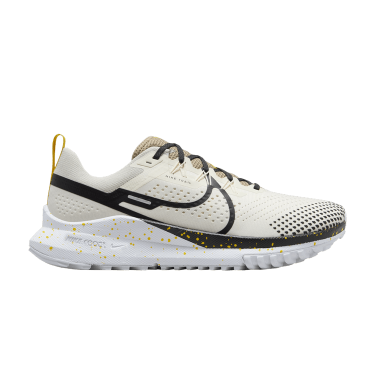 Nike React Pegasus Trail 4 Pale Ivory Black Yellow