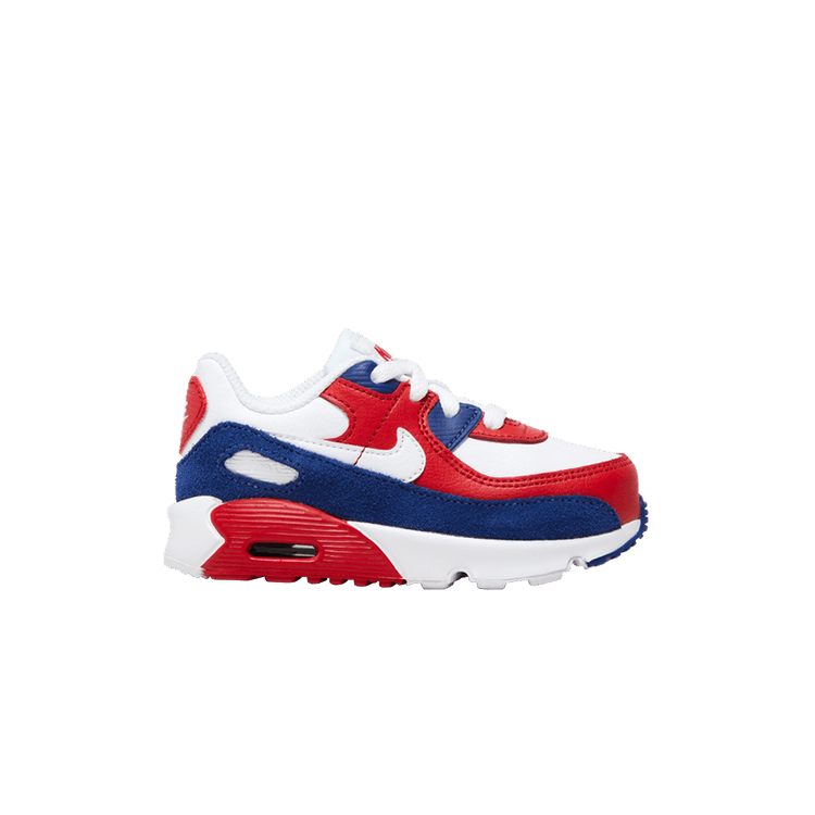 nike air max 90 red and blue