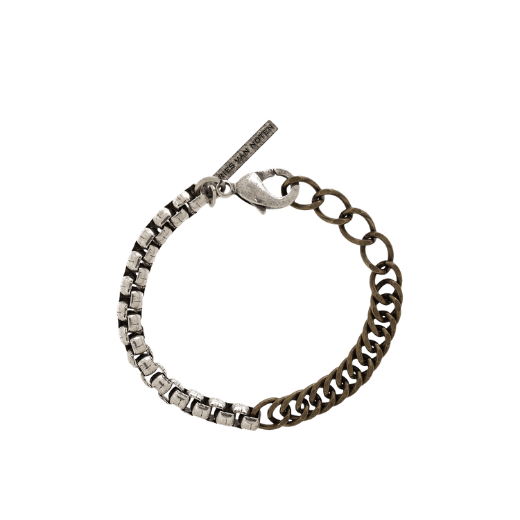 Buy Dries Van Noten Curb Chain Bracelet 'Silver/Brass' - 232