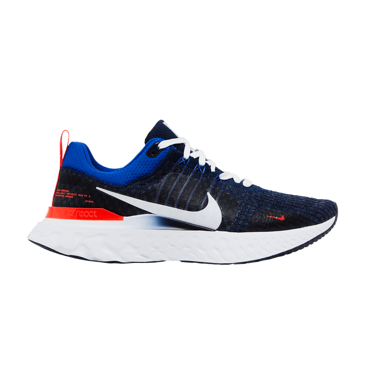 Buy React Infinity Run Flyknit 3 #39 College Navy Bright Crimson #39 FD0364