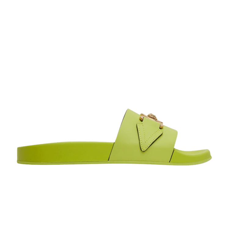 Green versace slides on sale