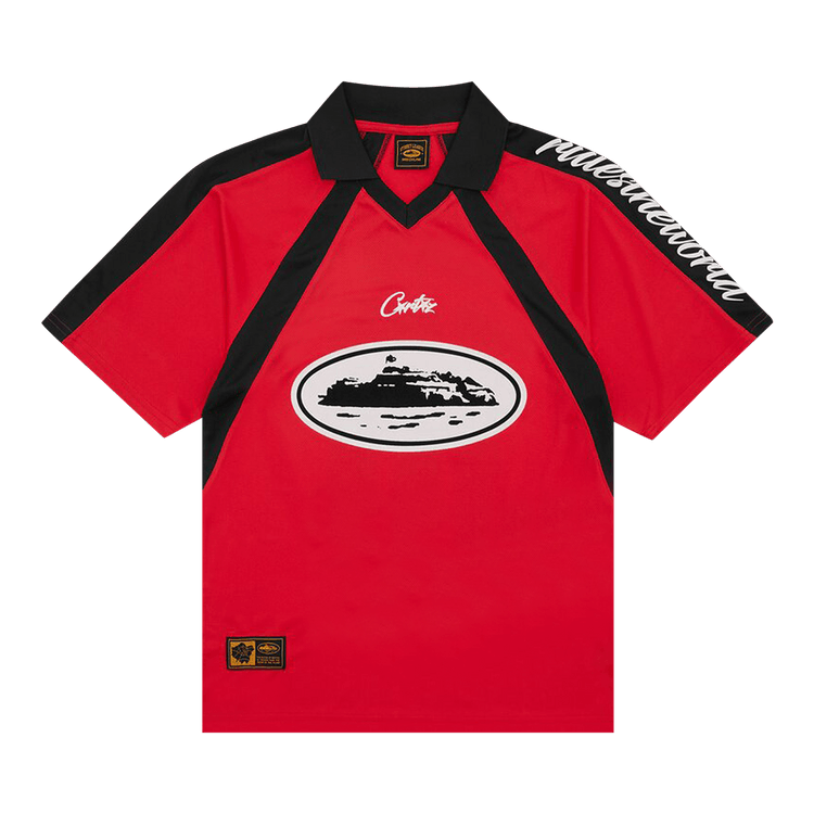Buy Corteiz Alcatraz Football Jersey 'Red' - 8127 1FW230109AFJ