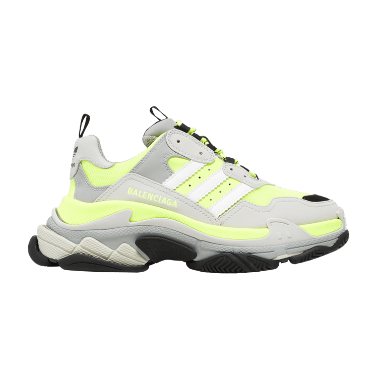 Neon yellow triple s best sale