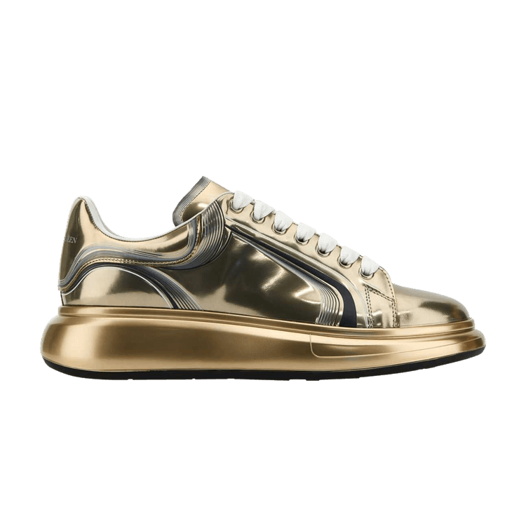 Alexander mcqueen sneakers gold online