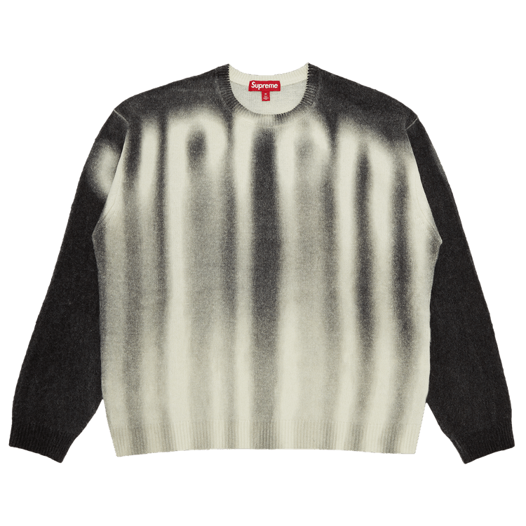 Buy Supreme Blurred Logo Sweater 'Black' - FW23SK11 BLACK | GOAT CA