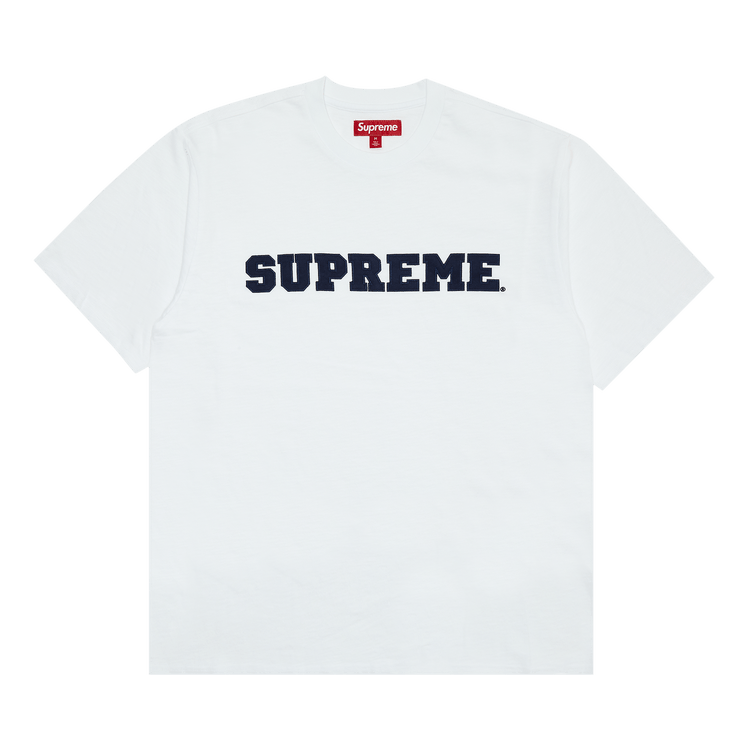 Buy Supreme Collegiate Short Sleeve Top White FW23KN78 WHITE