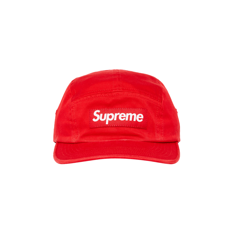 Buy Supreme Washed Chino Twill Camp Cap 'Red' - FW23H61 RED | GOAT