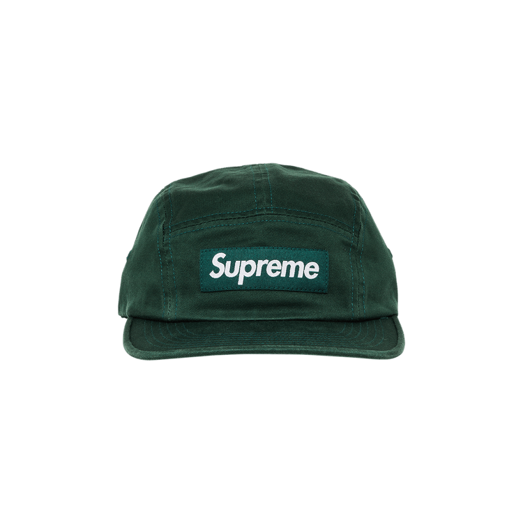 Supreme Washed Chino Twill Camp Cap 'Pine Green