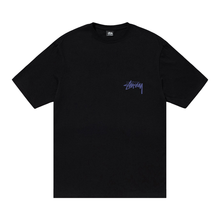 Buy Stussy Flower Bomb Tee 'Black' - 1904933 BLAC | GOAT