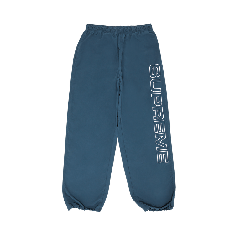 Buy Supreme Spellout Embroidered Track Pant 'Dark Blue' - FW23P99 