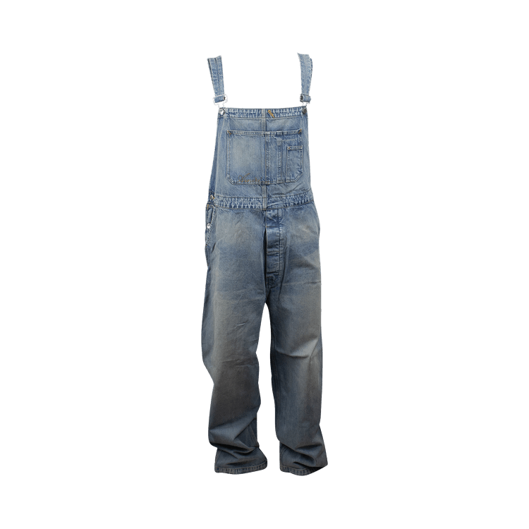 Buy Amiri Topstitch Overalls 'Blue' MDO001 468 BLUE GOAT