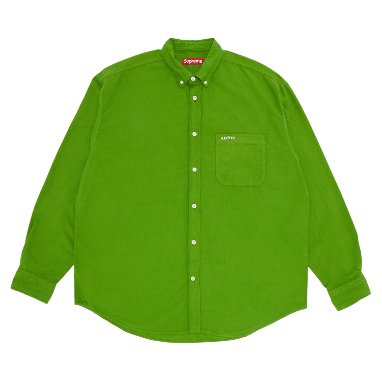 Buy Supreme Loose Fit Oxford Shirt 'Dyed Green' - FW23S3 DYED