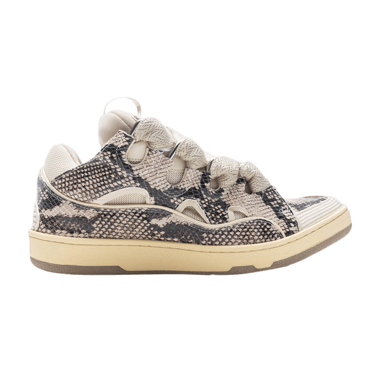 Buy Lanvin Curb Sneakers 'Beige Python' - FM SKRK11 PTCA A2205