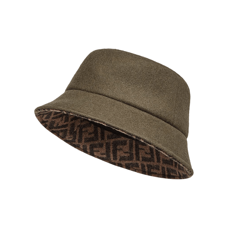 Buy Fendi FF Bucket Hat 'Tabacco/Verde' - FXQ901 AIX1 F1BBM | GOAT
