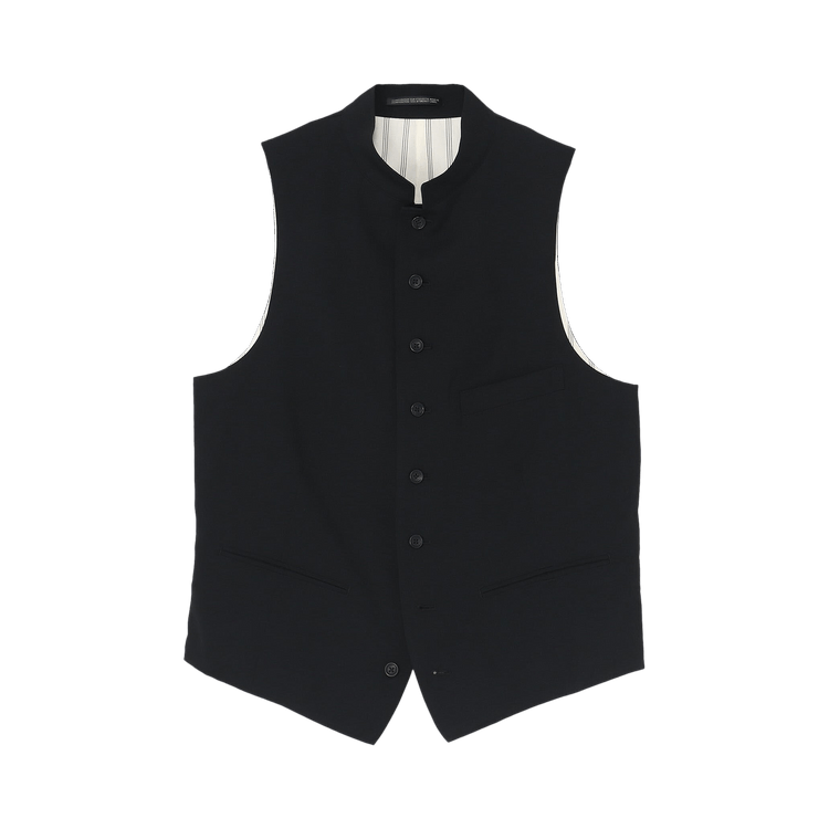 junhashimoto - 【TFW49 】STAND COLLAR VEST Buy Yohji Yamamoto Pour Homme Y Stand Collar Vest 'Black