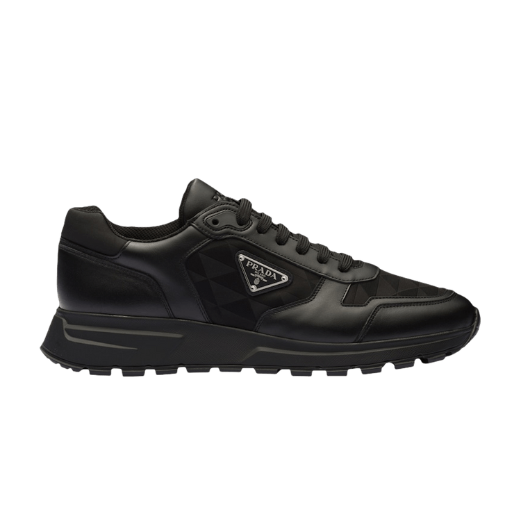 PRADA スニーカー 2ee390-3lnw-f0002 Buy Prada Leather and Re-Nylon 'Black' - 2EE390 3LNW F0002