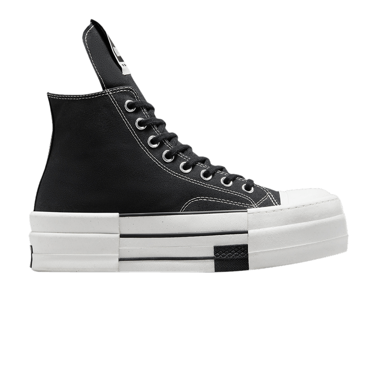 Rick Owens x DRKSHDW DBL DRKSTAR Chuck 70 High 'Black'