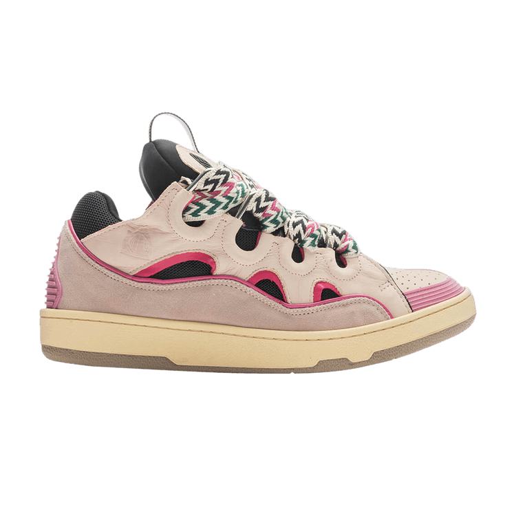 Buy Lanvin Curb Sneakers 'Pink Black' - FM SKRK11 DRAG