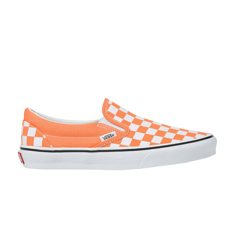 Classic Slip-On 'Checkerboard - Cadmium Orange'