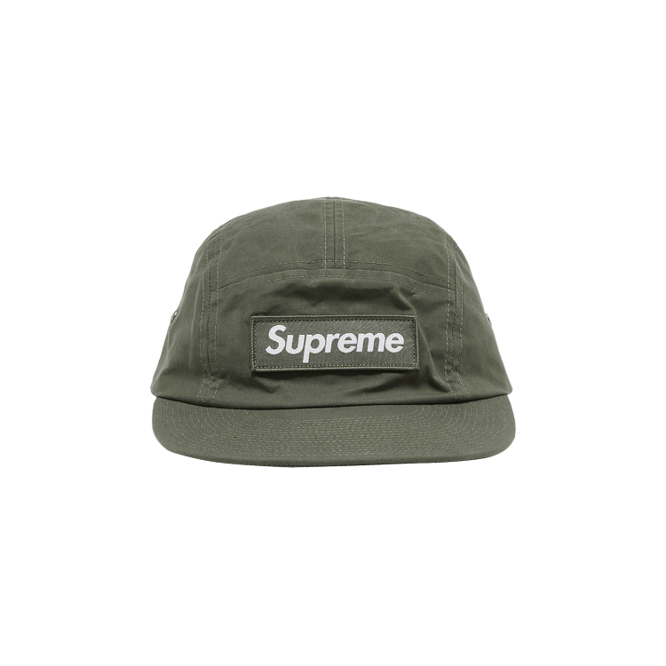 Buy Supreme Waxed Cotton Camp Cap 'Olive' - FW23H26 OLIVE | GOAT CA