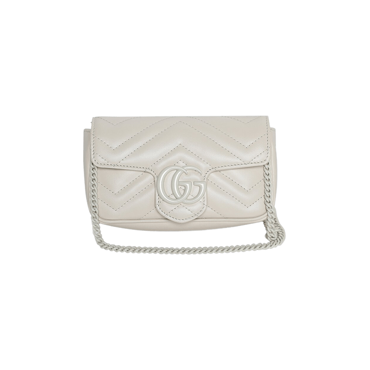 Buy Gucci GG Marmont Matelasse Super Mini Bag White 476433 AABZK 9022 GOAT CA