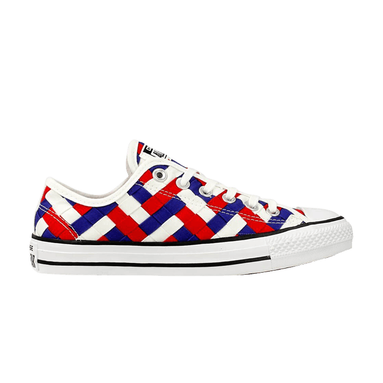 Chuck Taylor All Star Low 'Woven - Clematis Blue Red'