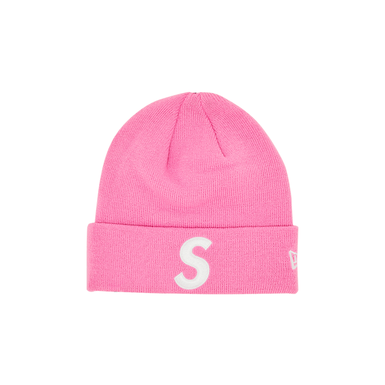 Supreme Supreme Classic Logo Chunky Ribbed Beanie Pink | Grailed
