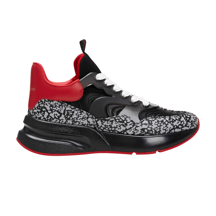 Black reflective mcqueens sale