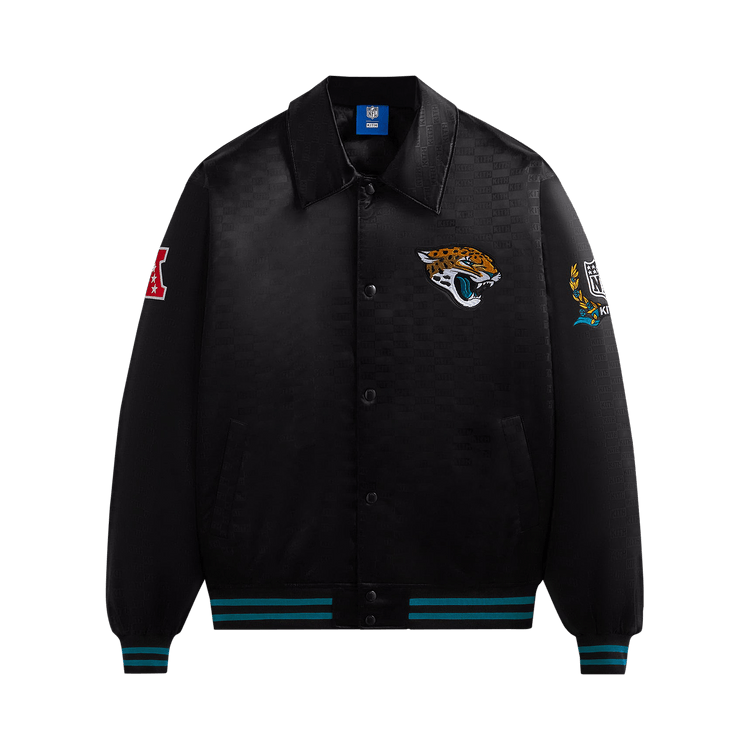 KITH×NFL Satin Bomber Jacket パンサーズ Kith for the NFL: Saints Satin Bomber Jacket - Black | Parallel