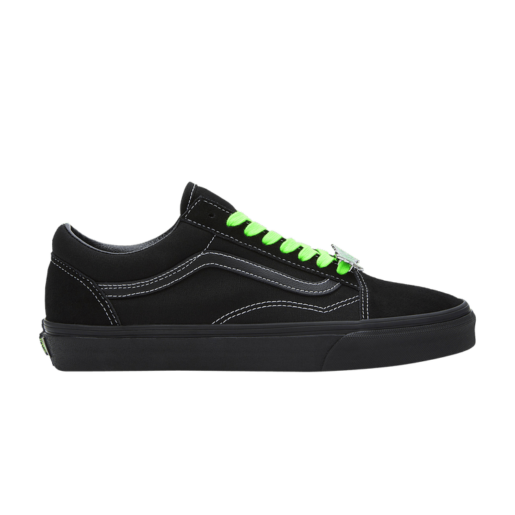 Old Skool 'Metal Hyperpop - Black Green'