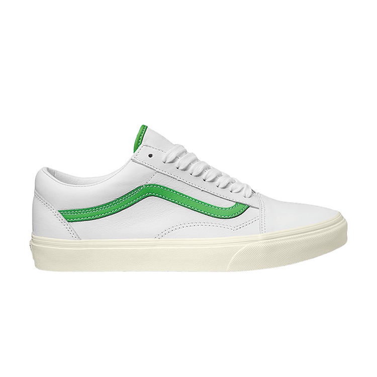 Old Skool 'White Green Leather'