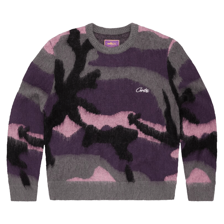 Buy Corteiz Mohair Knit Sweater 'Sakura Camo' - 7892 