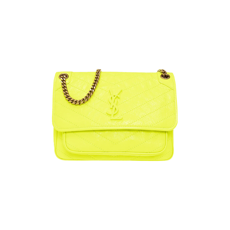 Buy Saint Laurent Niki Medium Chain Bag 'Safety Yellow' - 633158