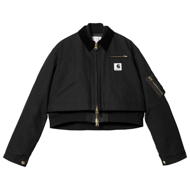 ジャケット・アウター Carhartt Canvas MA-1 Jacket Detroit 4 Buy Carhartt WIP x Sacai Canvas MA-1 Jacket Detroit 'Black