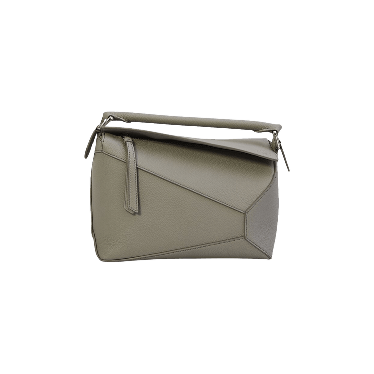 【LOEWE】PUZZLE EDGE SMALL◆A510P60X30 Small Puzzle Edge bag in soft grained calfskin Beige - LOEWE