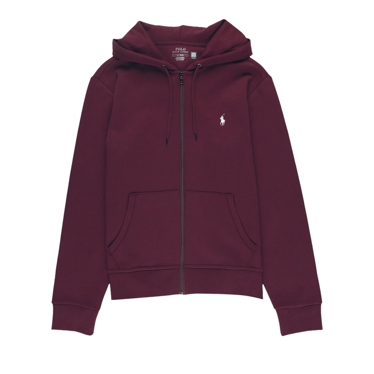 Burgundy polo shop bear hoodie