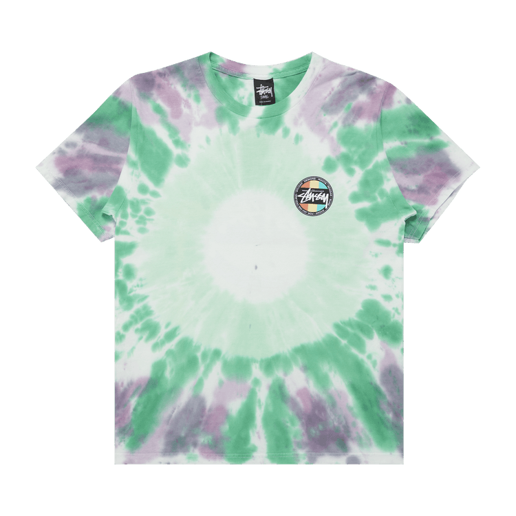 Buy Stussy Reggae Dot Tie Dye Short-Sleeve Tee 'Green' - 1903064