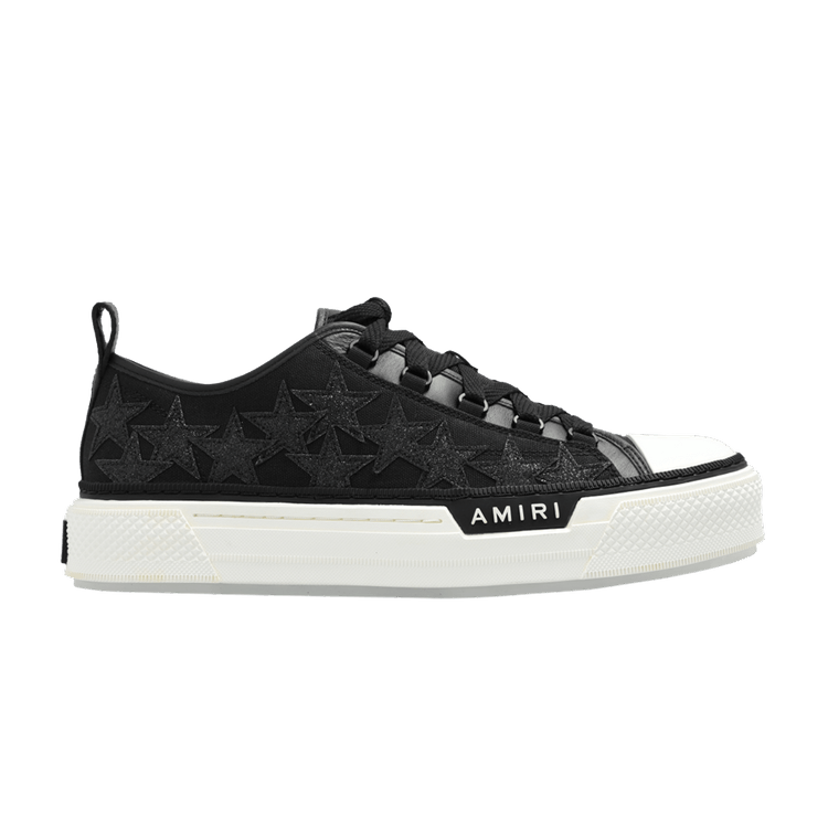 Buy Amiri Stars Court Low 'Black Glitter' - AW23MFS006 001