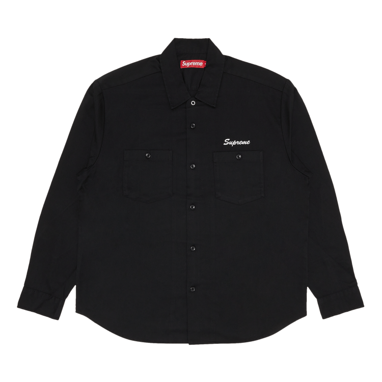 Buy Supreme American Psycho Work Shirt 'Black' - FW23S51 BLACK