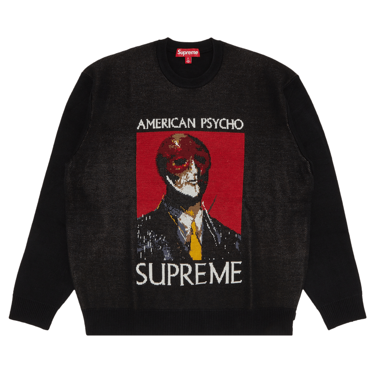 Buy Supreme American Psycho Sweater 'Black' - FW23SK43